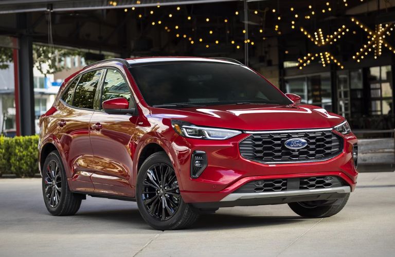 front quarter view of the Ford Escape